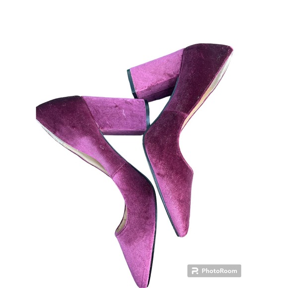 Jessica Simpson Velvet Pumps SZ 6M - Picture 4 of 6